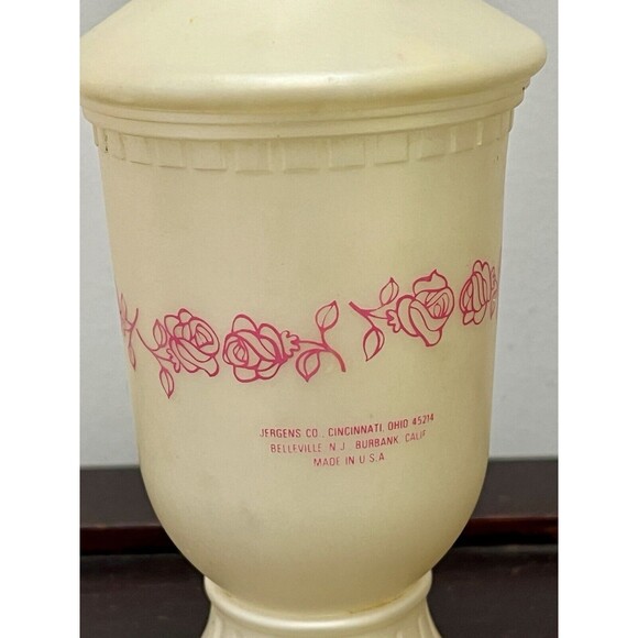 RARE Vtg. Jergens Lotion Plastic Decorative Pump Dispenser. 16 Fl‎ Oz EMPTY. - Picture 4 of 9